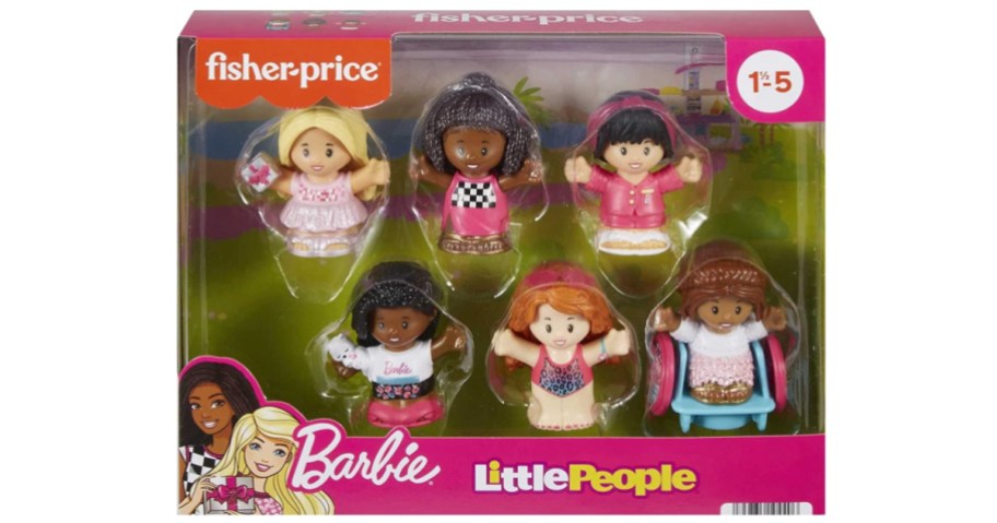 Fisher-Price Little People Barbie Toddler Toys 6 Pack