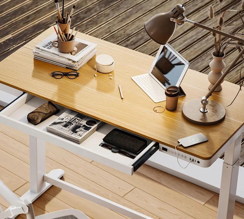 Flexispot Electrical Adjustable Desk with Drawers