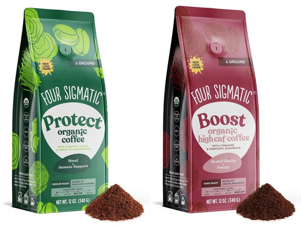 Four Sigmatic Organic Ground Mushroom Coffee in protect and boost