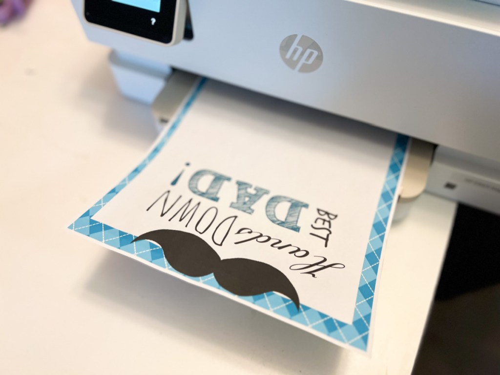 printing a free fathers day printable card