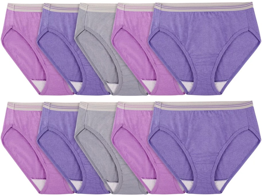 Women's Fruit of the Loom® 6-Pack Signature Cotton High-Cut Brief