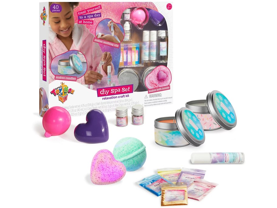 Geoffrey's Toy Box DIY Spa Set Relaxation 39 Pieces Craft Kit