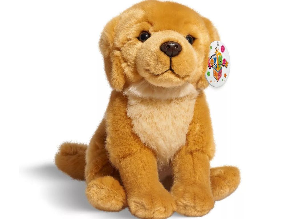 tan stuffed toy dog