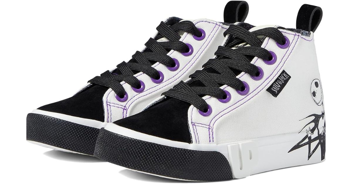 Ground Up The Nightmare Before Christmas Jack and Sally High Top