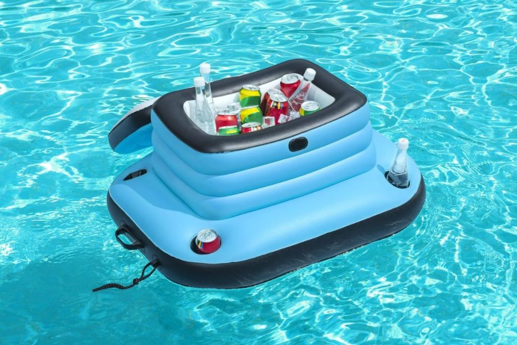 H2OGO Floating Inflatable Cooler in Pool