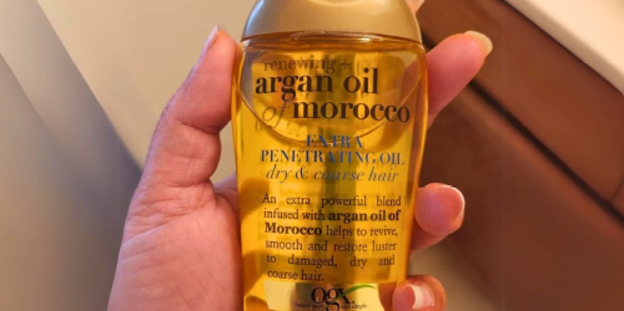 OGX Argan Oil Hair Treatment Only $5 Shipped on Amazon (Reg. $11) | Over 26,800 5-Star Reviews