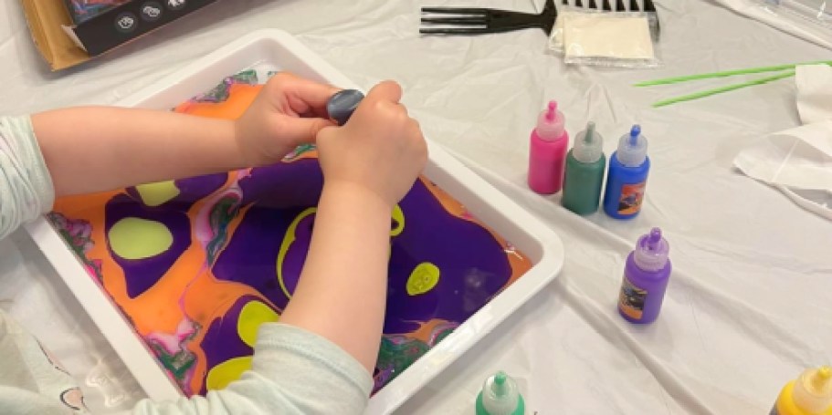 Kids Water Marbling Paint Kit Only $5 on Amazon