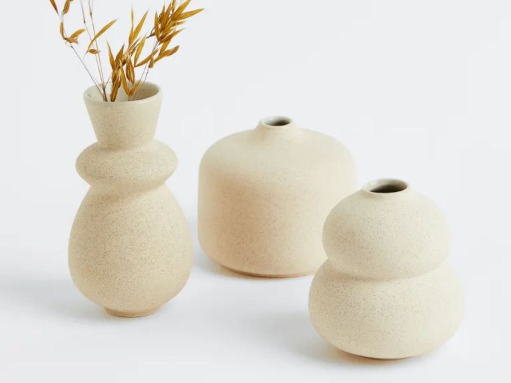H&M Small Stoneware Vases