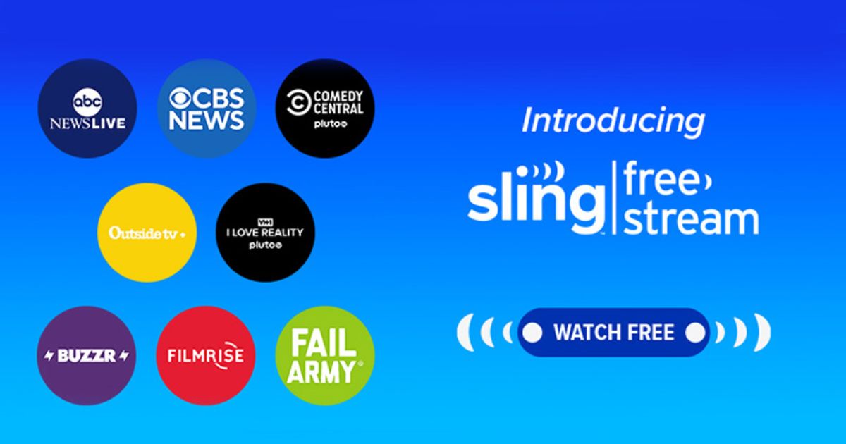 Sling Freestream - ad-supported free streaming service just launched