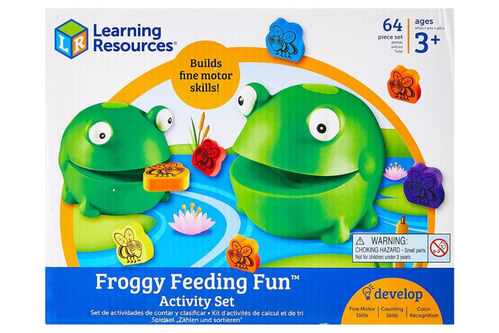 Learning Resources Froggy Feeding Fun Activity Set, 65 pieces