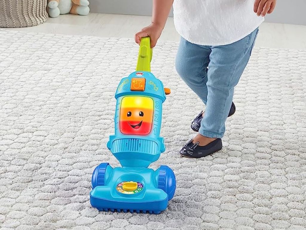 Fisher-Price Laugh & Learn Toddler Toy Light-Up Learning Vacuum 