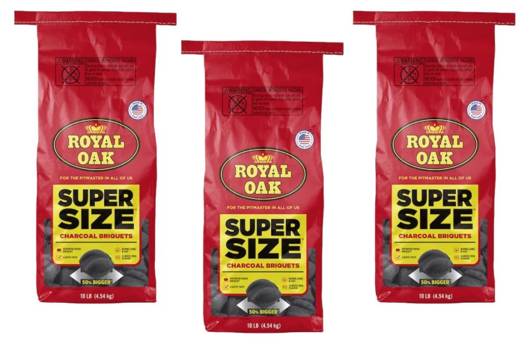 Royal Oak Charcoal Briquettes Super Size 3 Bags