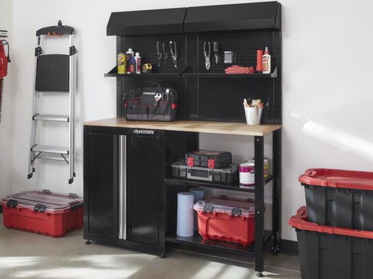 50% Off Husky Garage Storage Systems on HomeDepot.com | 6-Piece Workstation Just $329 (Reg. $650)