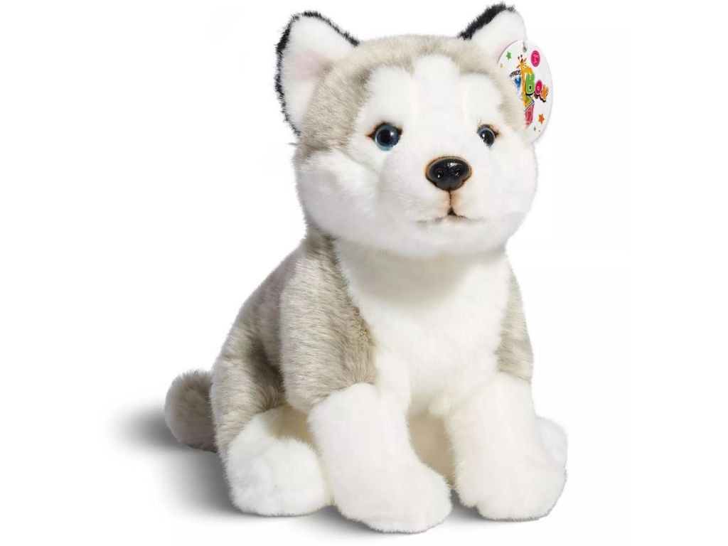husky stuffed toy dog