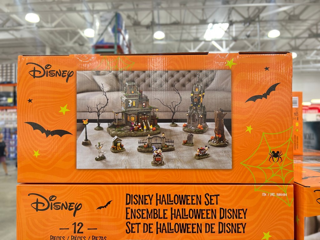 Disney Halloween Village Set at Costco in Box