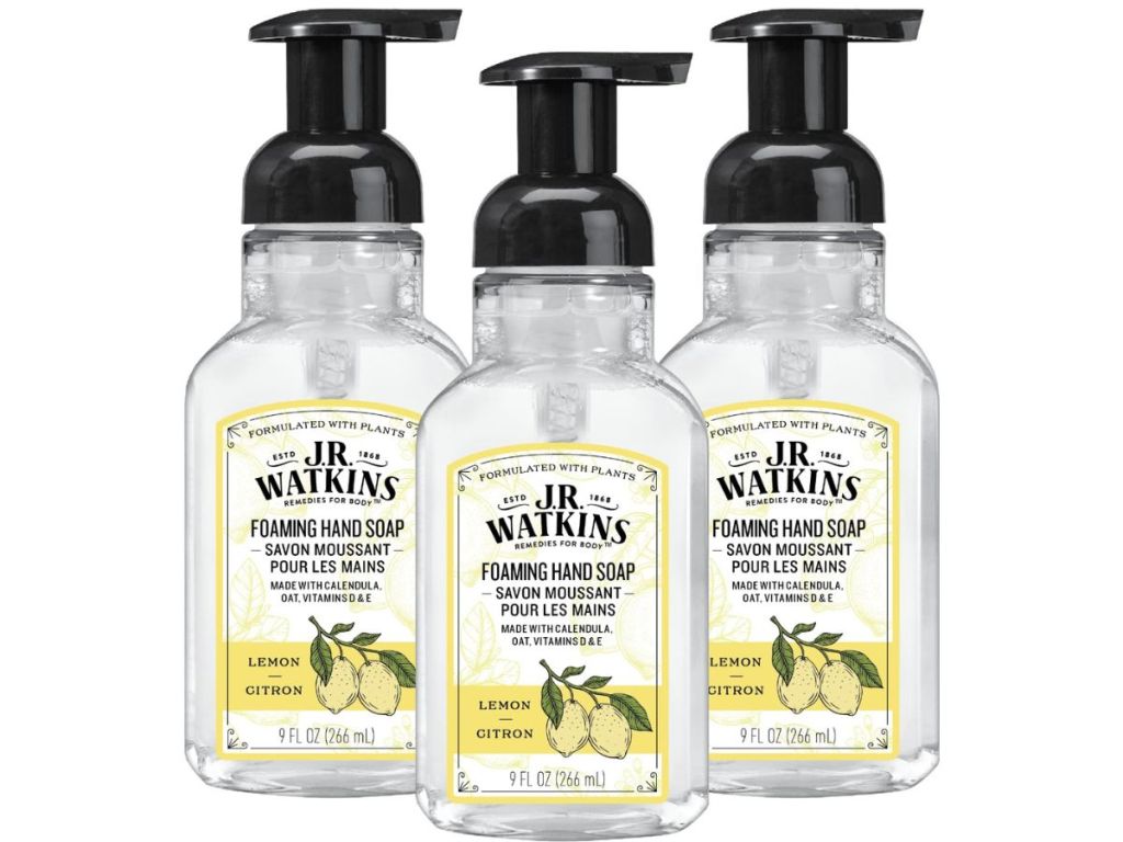 JR Watkins Hand Soap Bottles 3Pack Just 10.44 Shipped on Amazon