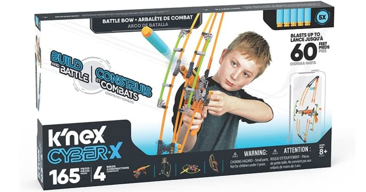K’NEX Battle Bow 165-Piece Building Set Only $17 on Amazon (Reg. $30) | Customize Bows & Targets