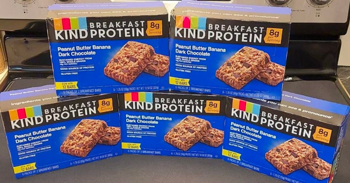 Kind protein bars peanut butter banana dark chocolate