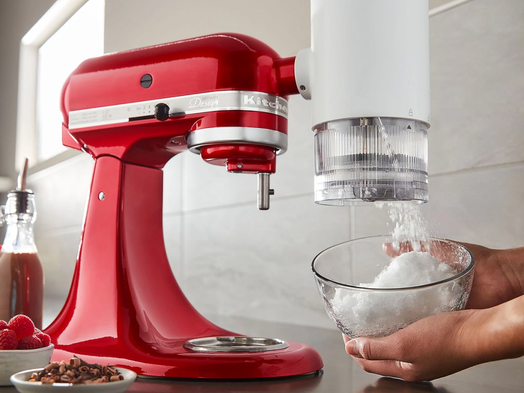 Cool Off This Summer With The New KitchenAid Ice Shaver Attachment!