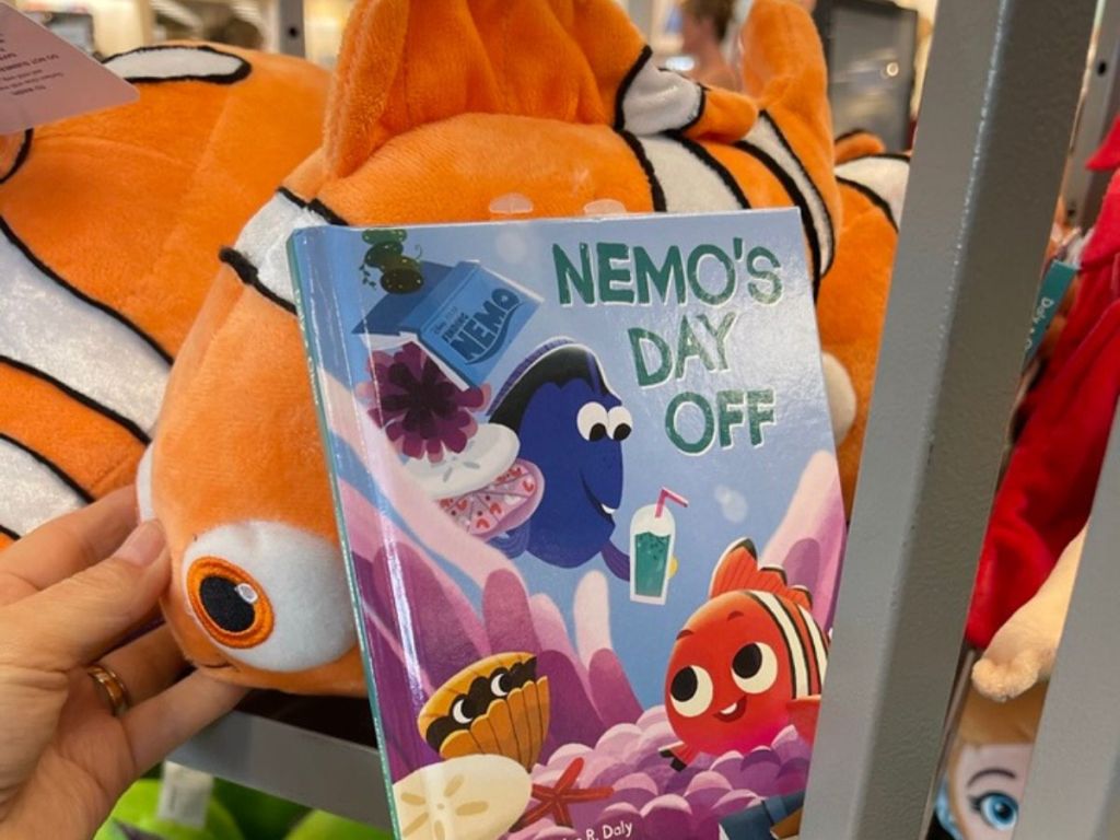 Kohl's Cares Nemo Plush and Book on rack at store