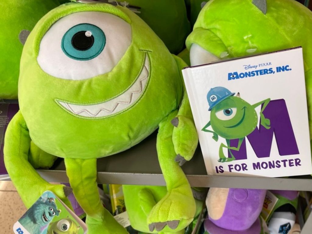 Mike Wazowski Plush and Monsters Inc Book