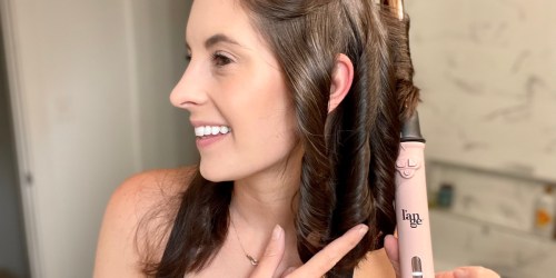 Le Pirouette Rotating Curling Iron by L’ange Makes Creating Bouncy Curls Easy Peasy (+ Try Risk-Free)