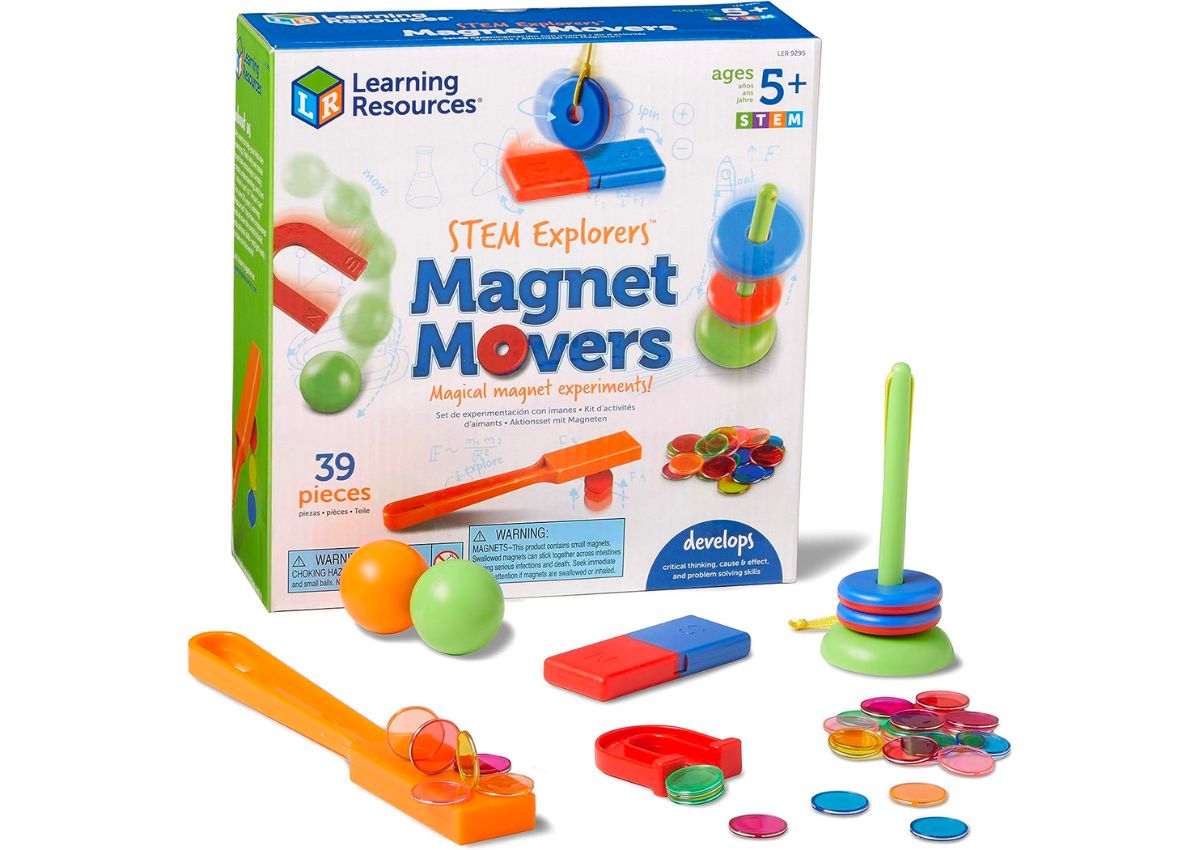 Learning-Resources-STEM-Explorers-Magnet-Movers مجموعة أنشطة Learning Resources STEM Magnet Movers فقط 7.87 دولارًا (19 دولارًا بانتظام)