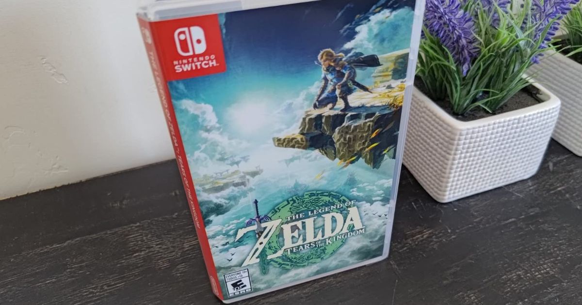 The Legend Of Zelda Tears Of The Kingdom Nintendo Switch Game Only $39. ...