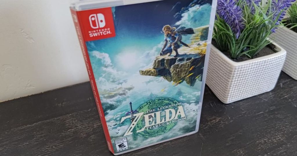Legend of Zelda Tears of the Kingdom Game video game for nintendo switch