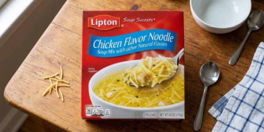 Lipton Chicken Noodle Soup Mix Only $1 Shipped on Amazon