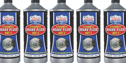 Lucas Oil Brake Fluid 1-Quart Bottle Only $5 on Amazon