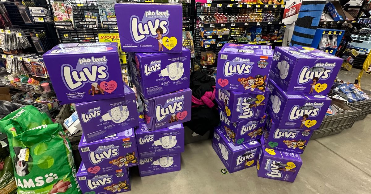 Possible 50% Off Luvs Diapers Sale at Dollar General (In-Store & Online)