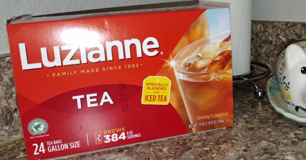 Luzianne Tea Decaffeinated Tea Bags Gallon Size