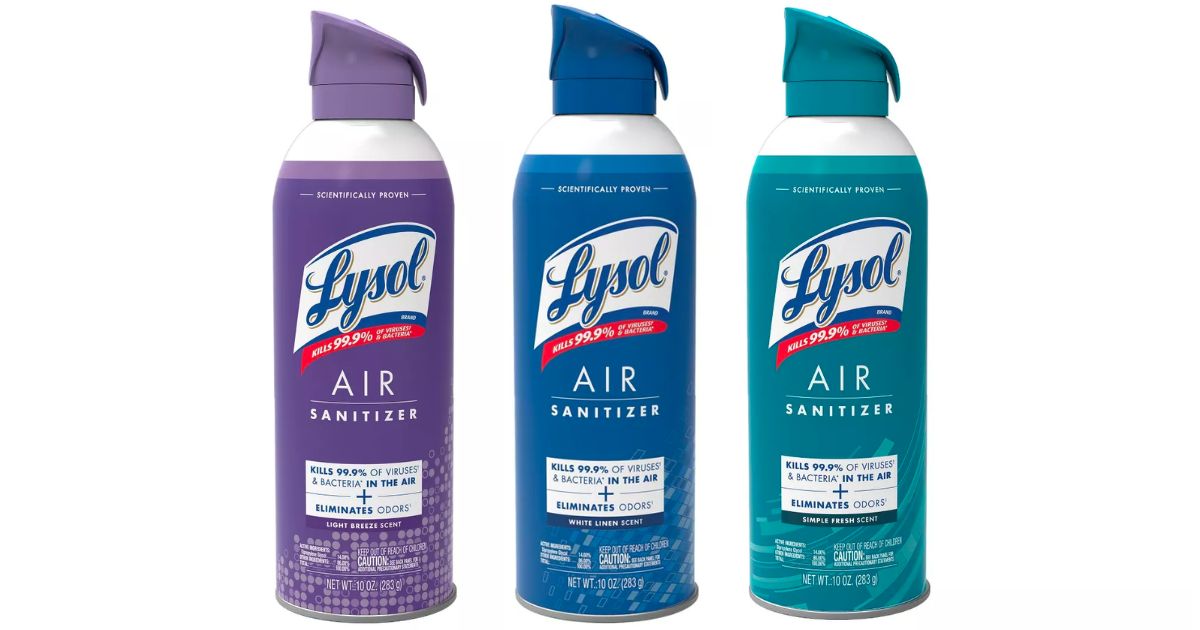 Lysol sanitizer spray 2