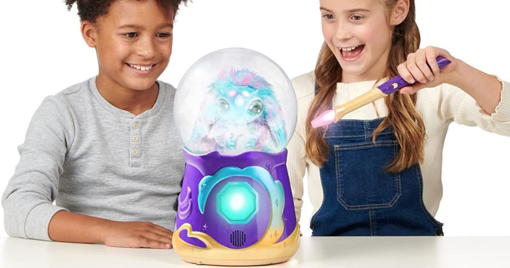 kids playing with Magic Mixies