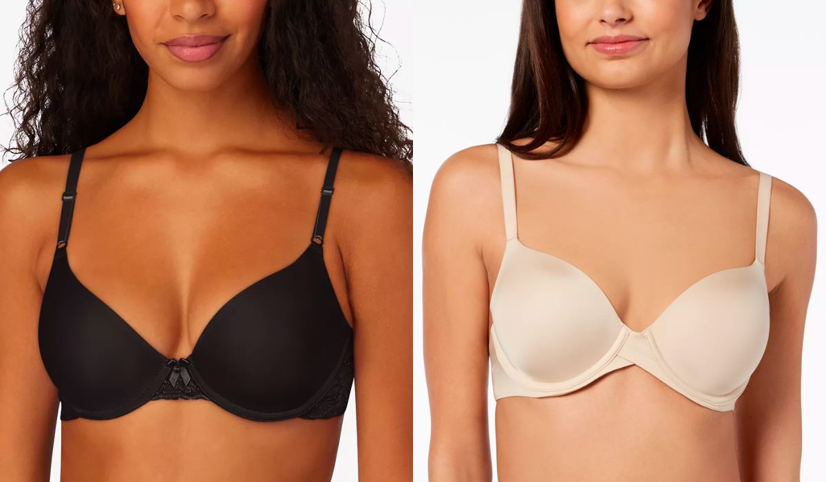 Maidenform-Womens-Demi-Underwire-Lace-Bra- احصل على 9.99 دولارًا من حمالات الصدر النسائية على موقع Macys.com (40 دولارًا عاديًا)