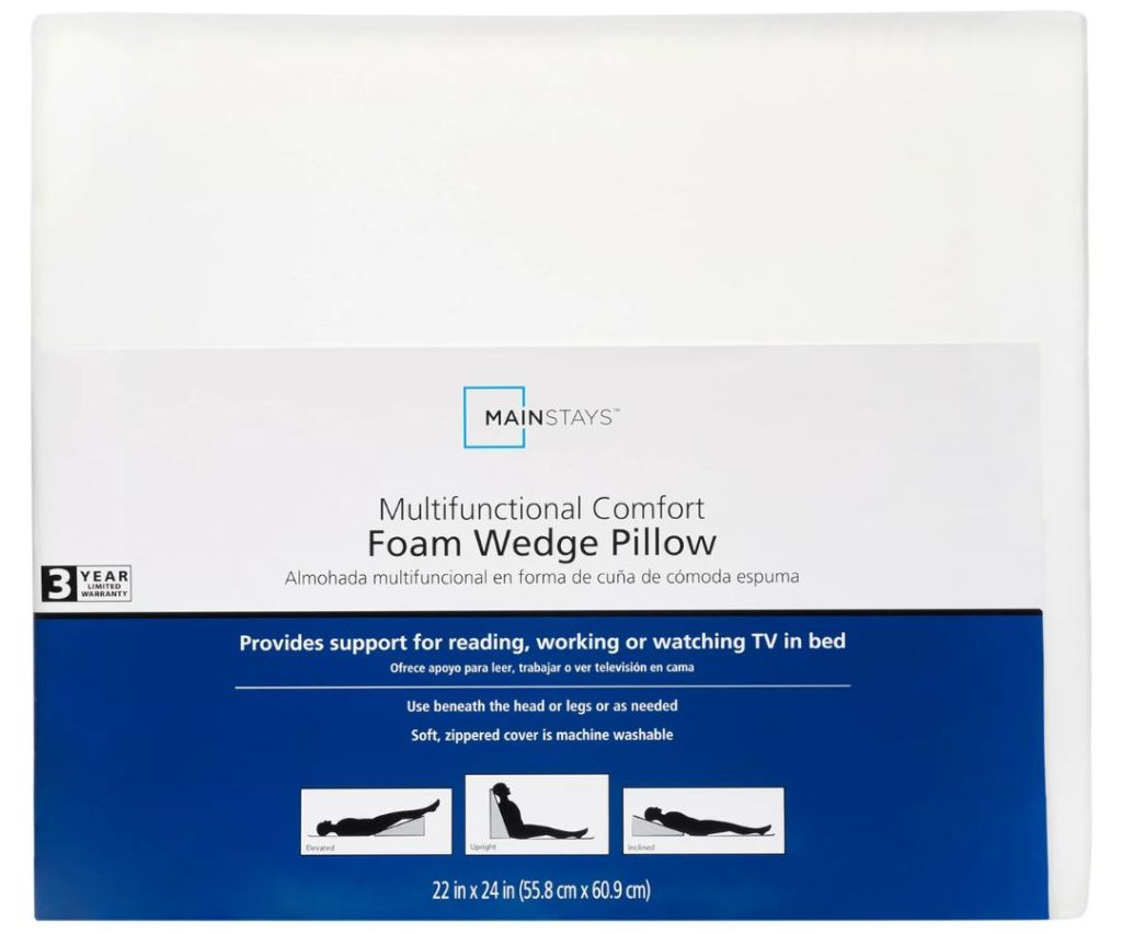 Mainstays Foam Wedge Pillow Product Info
