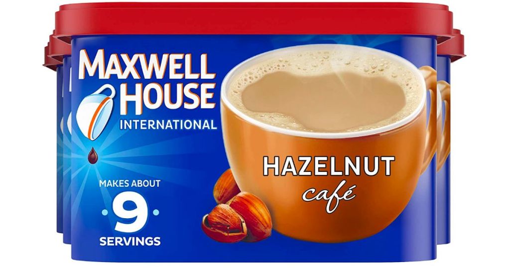 Maxwell House Instant Hazelnut Coffee 4Pack Just 11 Shipped on Amazon