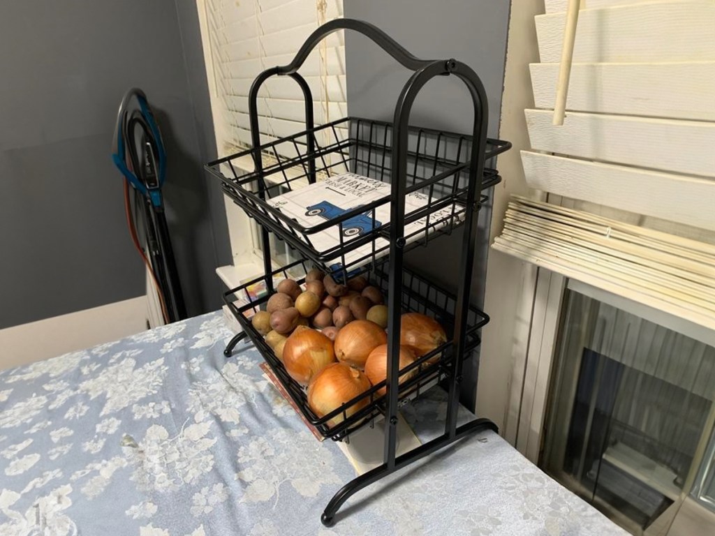 Member’s Mark 2-Tier Fruit Basket Stand | ShelHealth