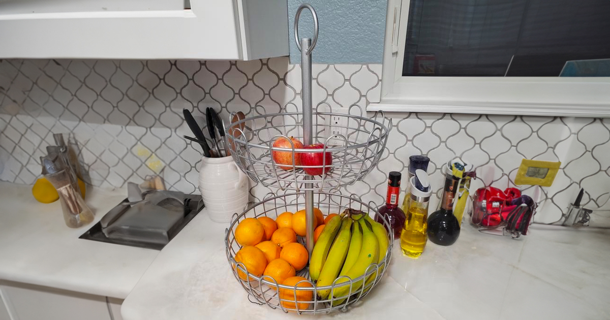 Member’s Mark 2-Tier Fruit Basket Stand | ShelHealth