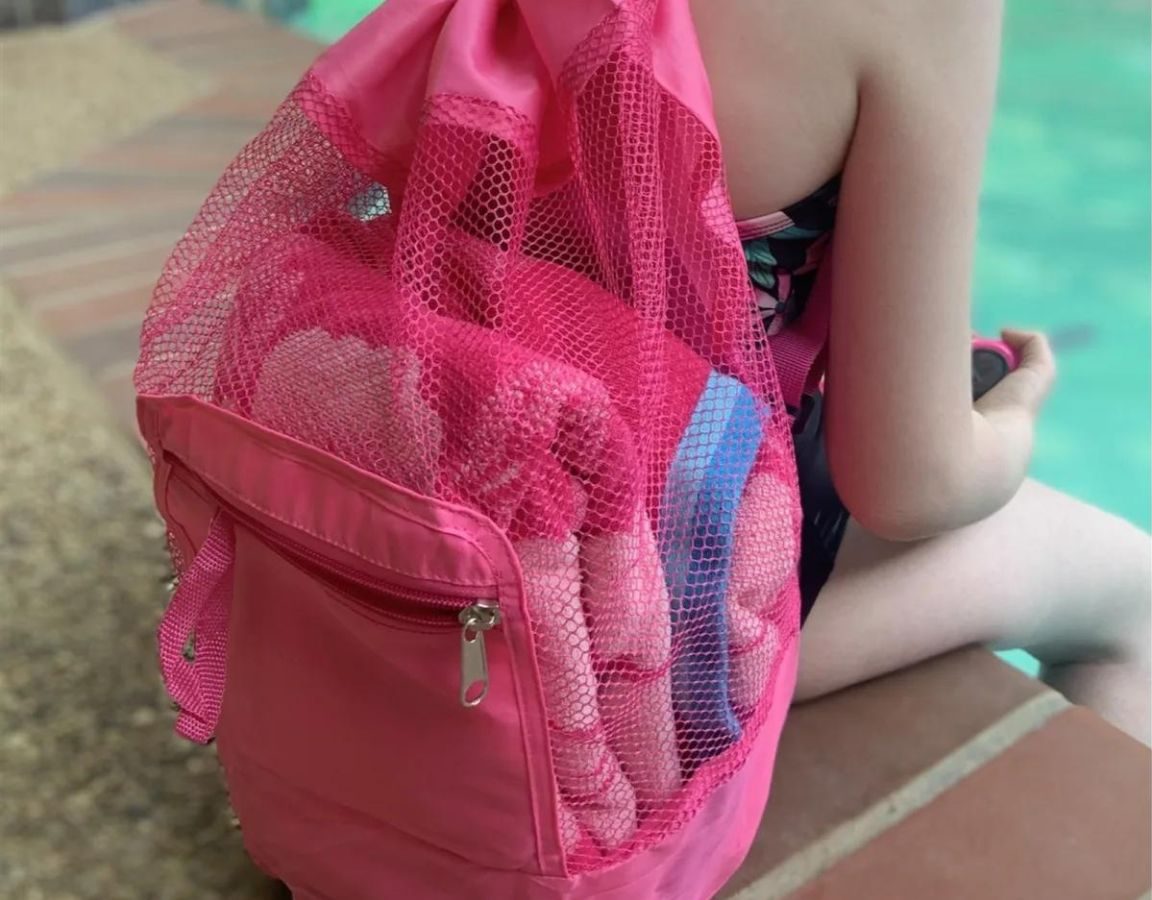 Kids mesh Swim Backpack