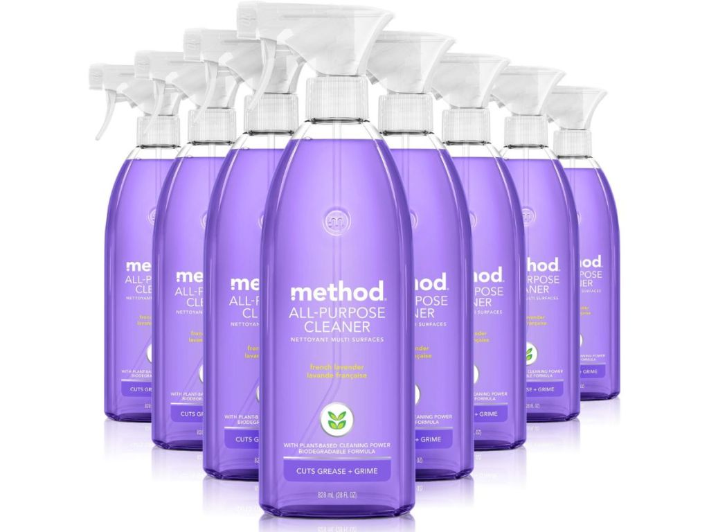8 bottles of Method all purpose spray