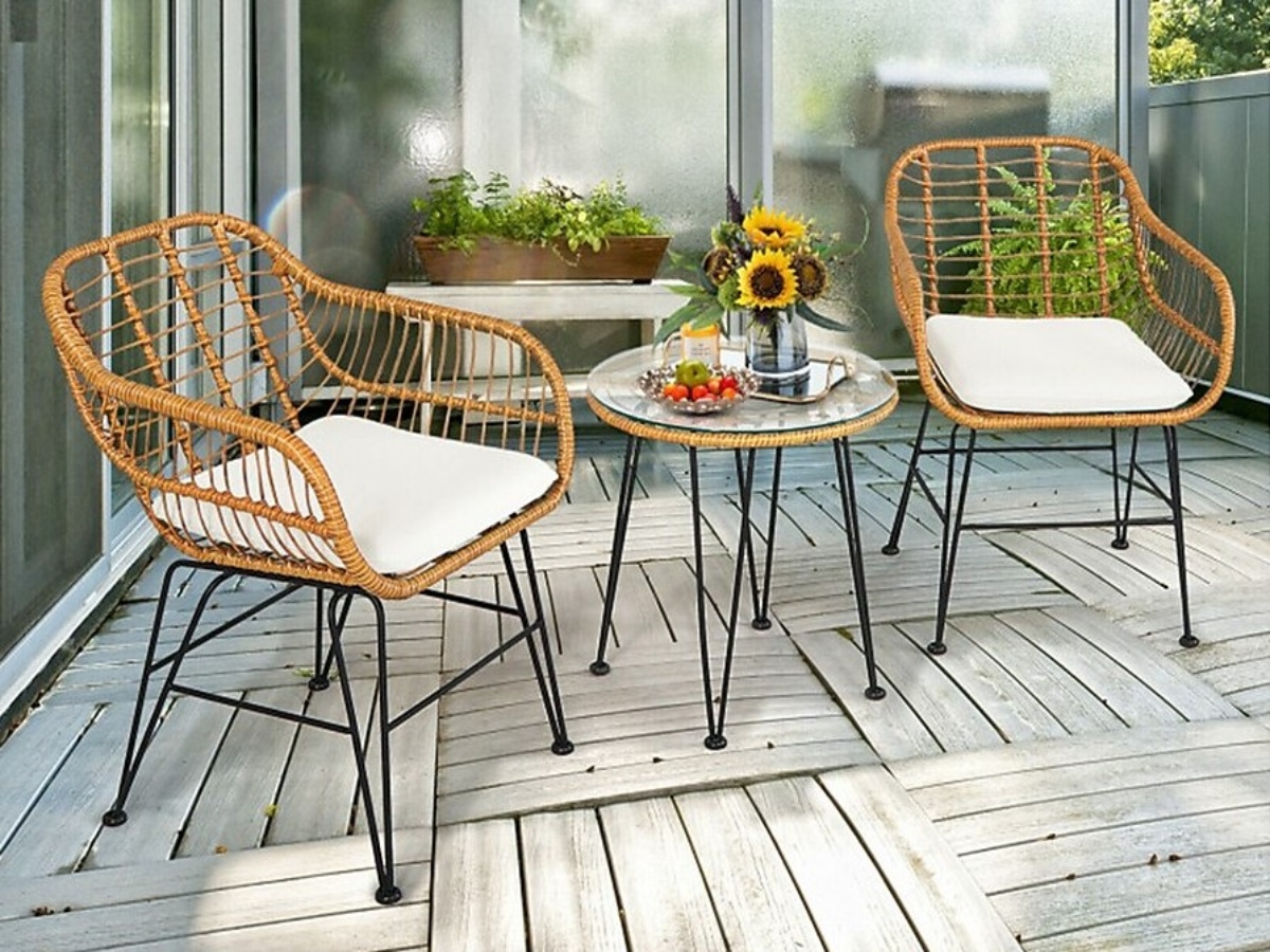 Up to 50% Off Lowe’s Patio Furniture | 3-Piece Patio Conversation Set Only $323 (Regularly $539)