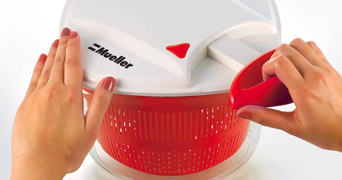 Mueller Salad Spinner Only $18 on  (Regularly $40) - Easy to