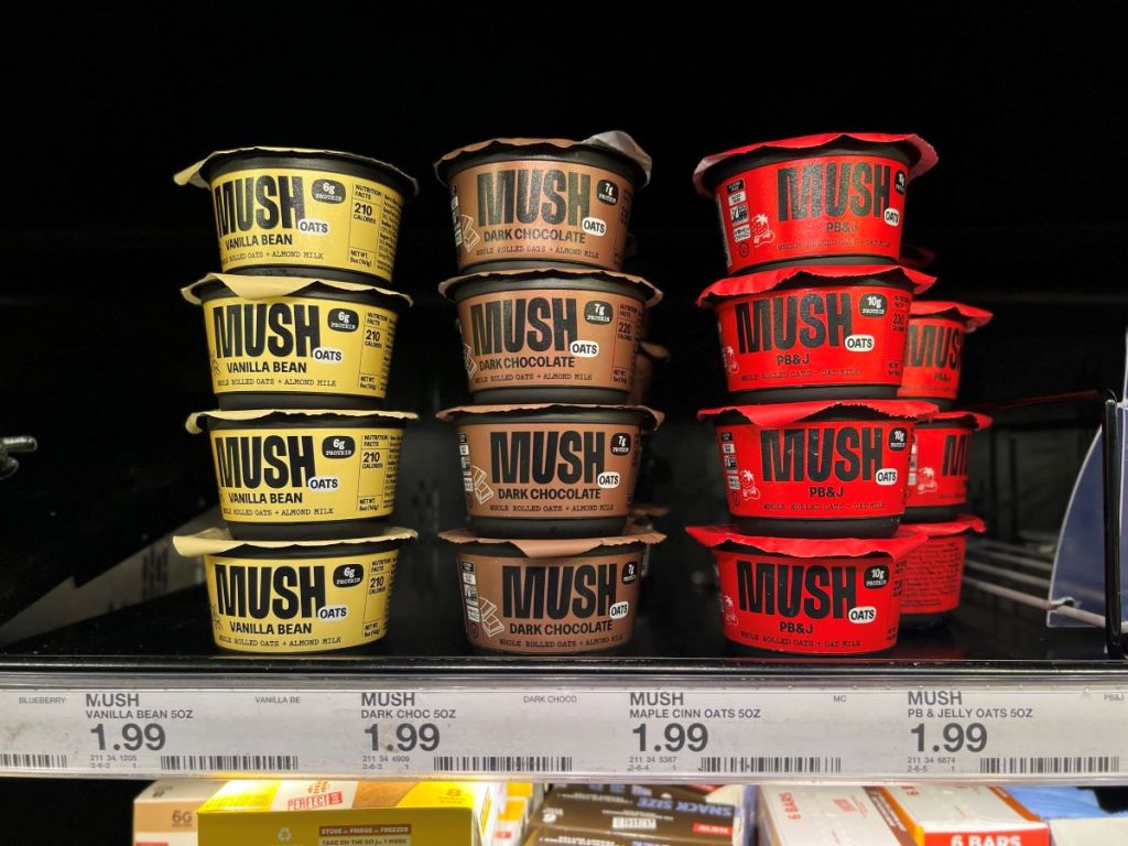 Mush Oat Cups in the cooler at Target