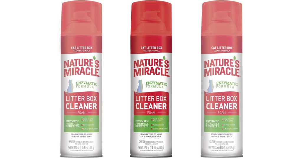 Nature's Miracle Litter Box Cleaner Foam