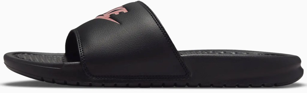 black nike slide sandal