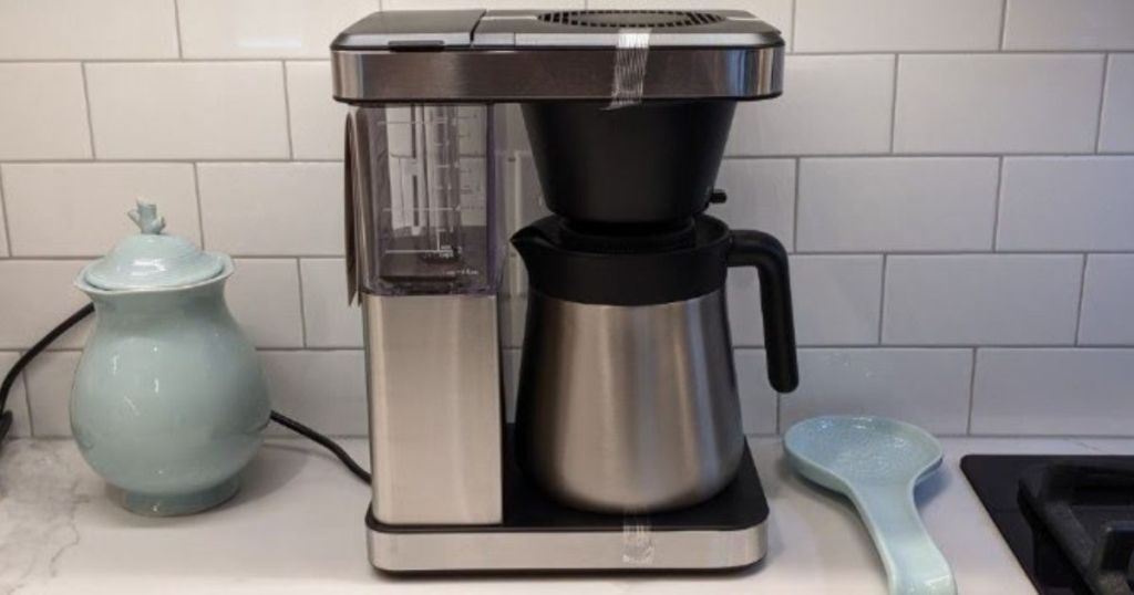 Oxo coffee maker on counter