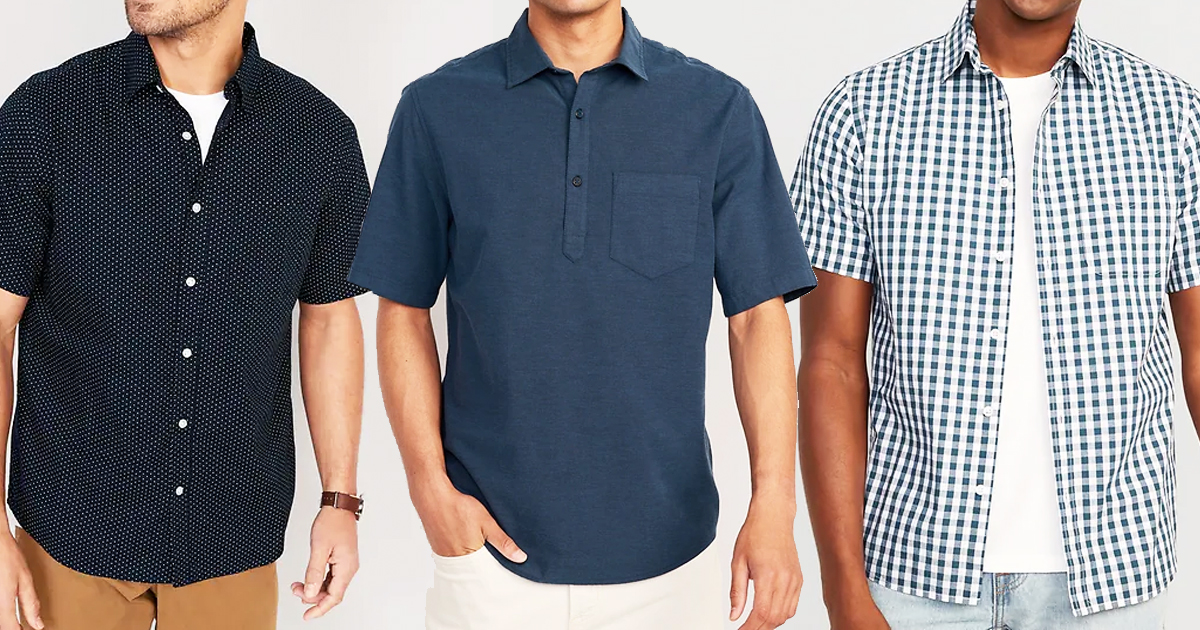 Old Navy Men's Casual Shirts Just $12 (Regularly $27)