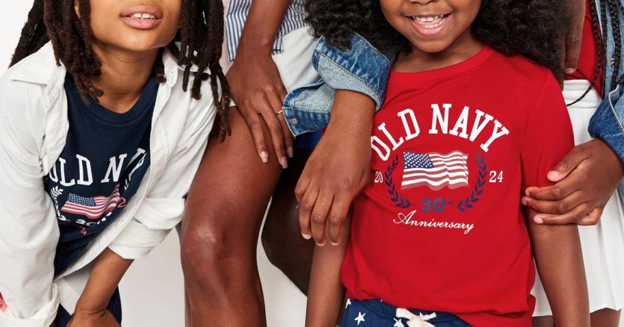 Old Navy Kids Flag Tees ONLY $4 (Selling Out Fast!)